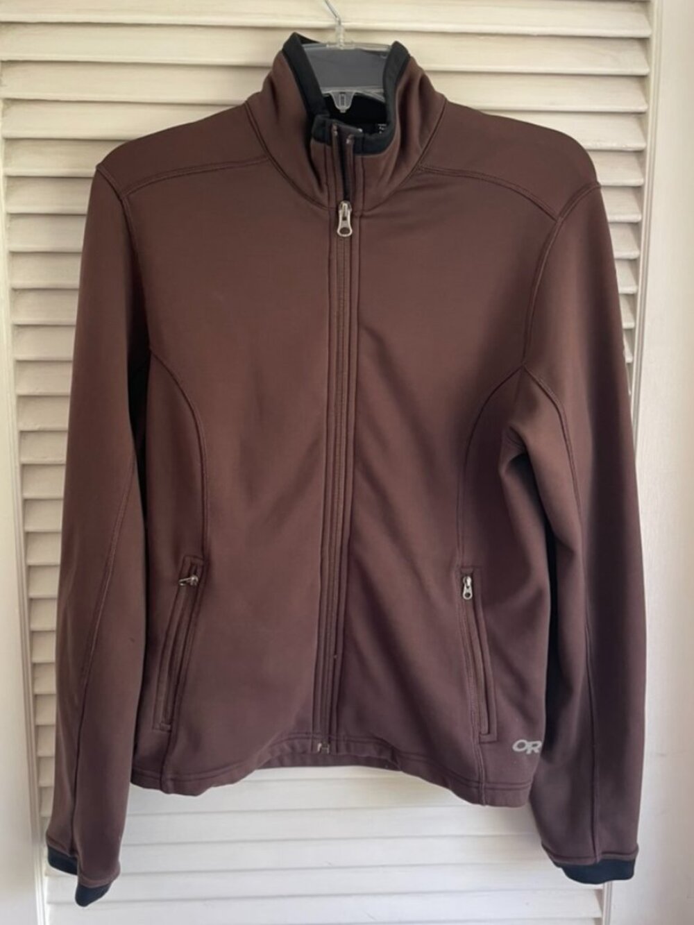 Vintage Outdoor Research Wild Roses Motion Fleece Jacket Brown Sz M
